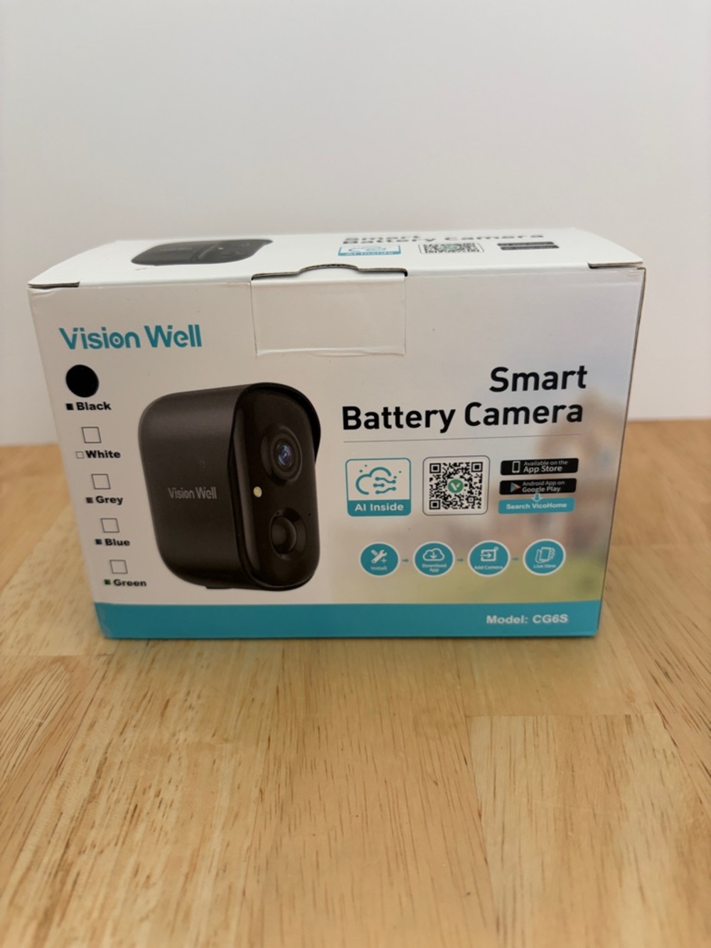 Smart Battery Camera - Black
